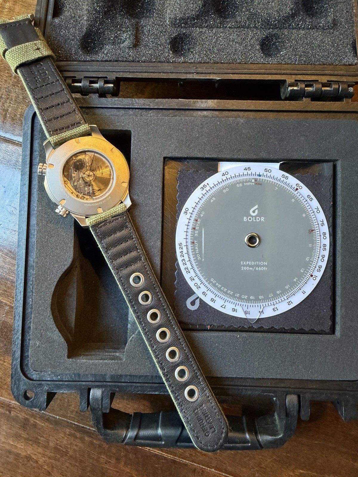 BOLDR Expedition Enigmath Sinharaja/Green Wristwatch