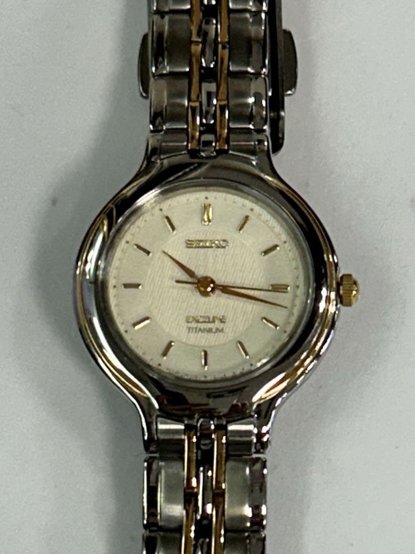 SEIKO Quartz Ladies Watch 4J41 0070 2.3cm Case 17cm 6.69in Wrist Near Mint