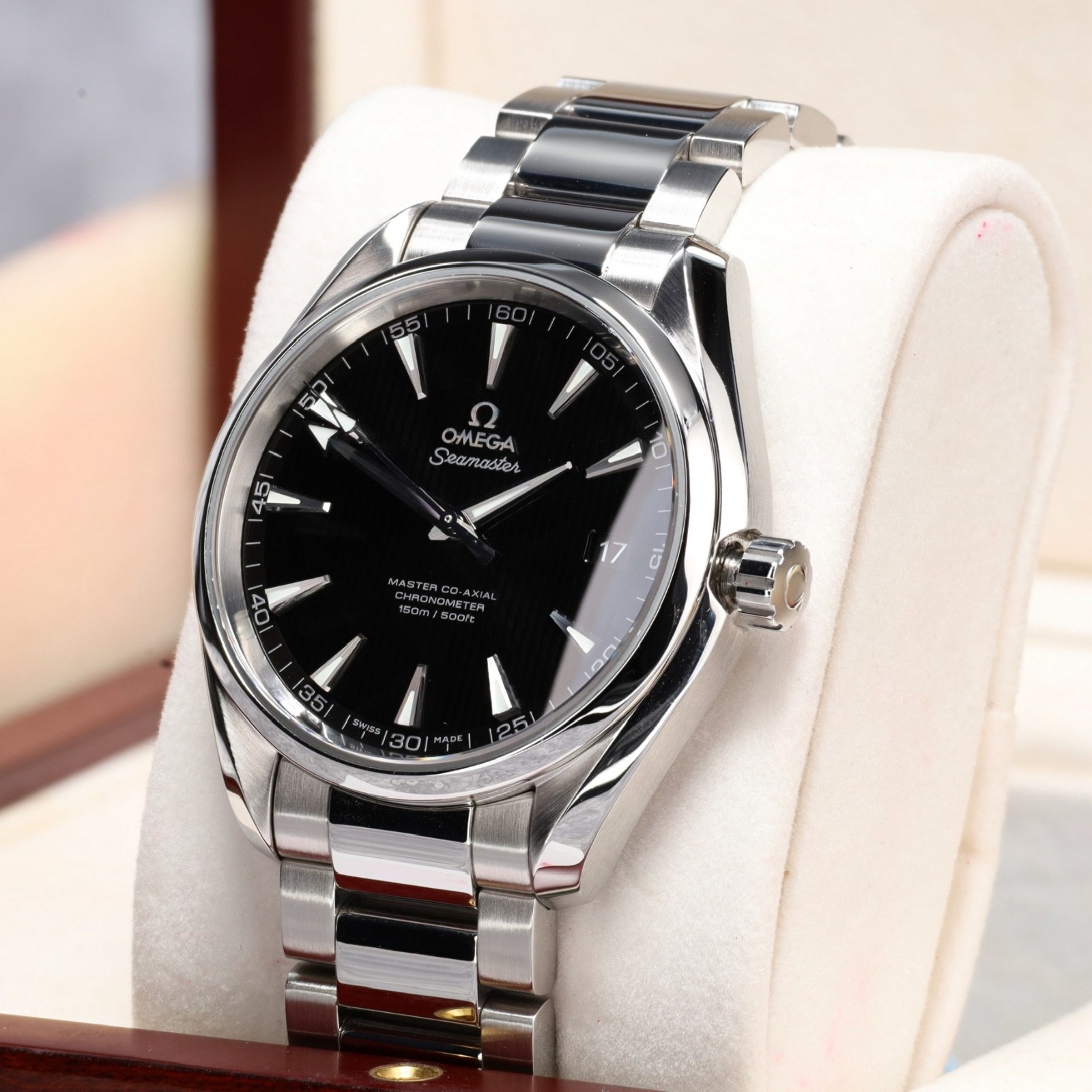 2021 Omega Seamaster Aqua Terra Black Teak Dial 231.10.42.21.01.003 Complete Set