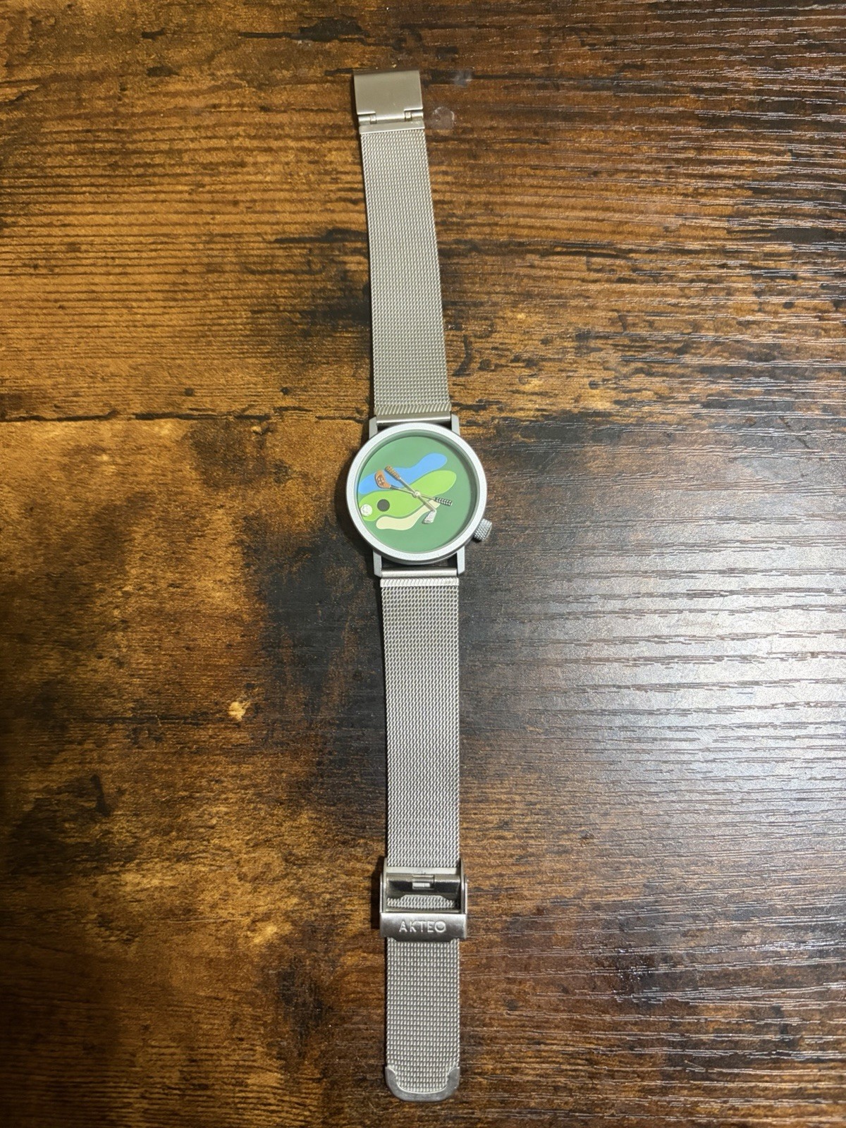 AKTEO JC Mareschal Design Watch Golf Design Made In France New Battery EUC
