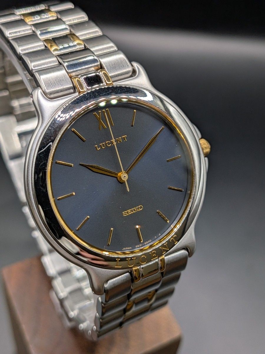 Excellent condition SEIKO LUCENT 5E21 6B80 Battery and Packing replaced Quartz E