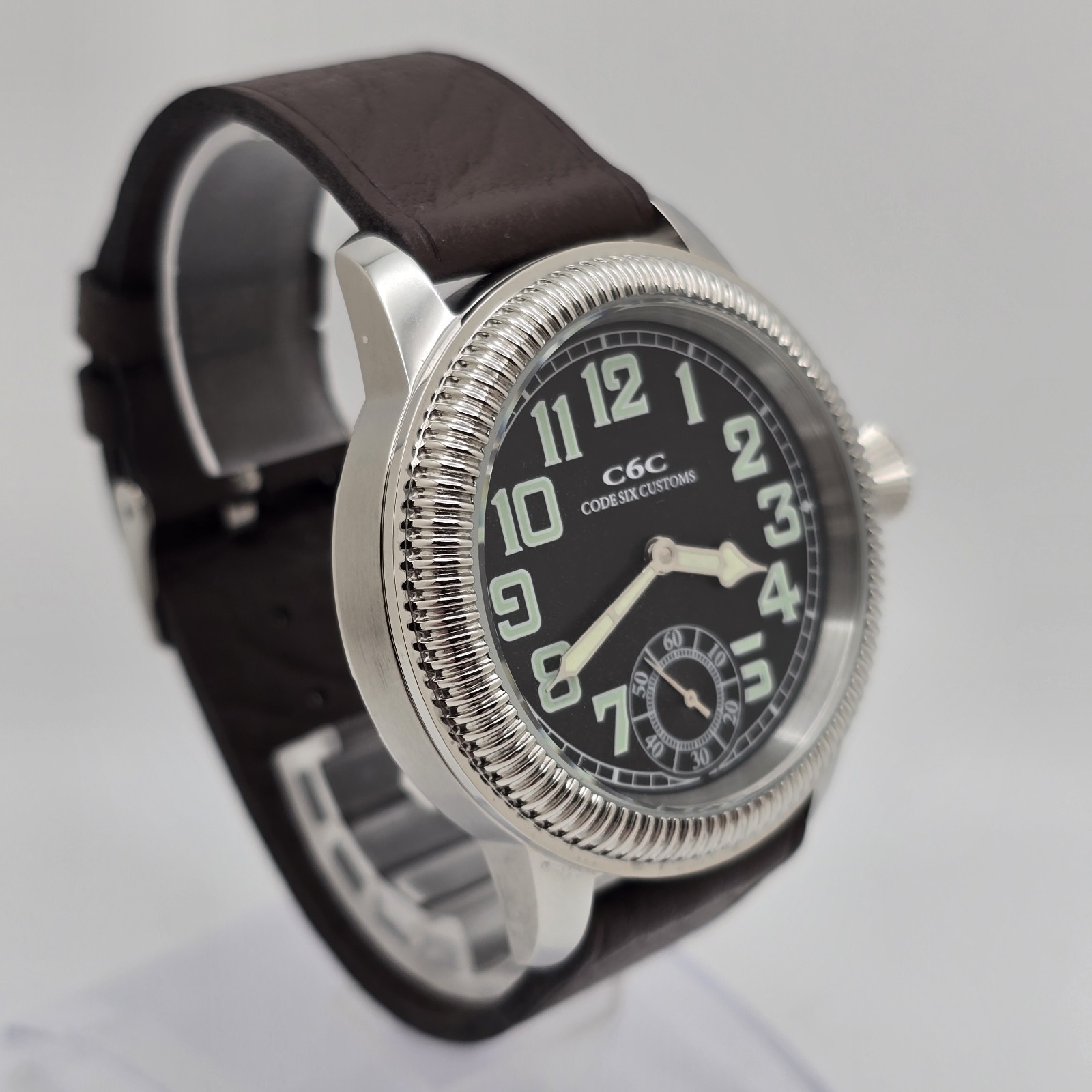 Custom Built Mechanical Watch – 44mm Vintage-Style Mechanical Military/Pilot