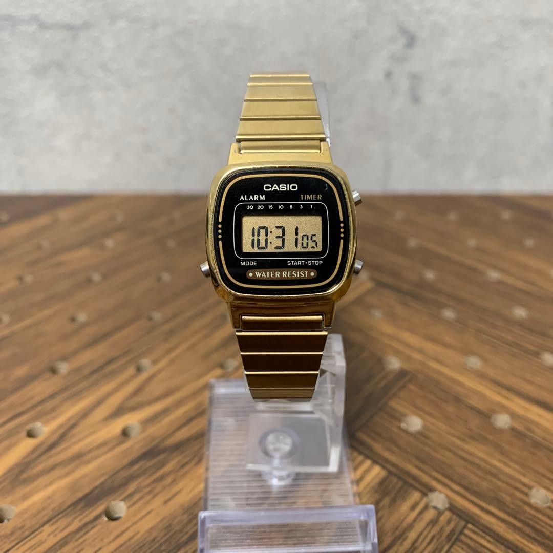 CASIO LA670WGA-1 Gold, working condition