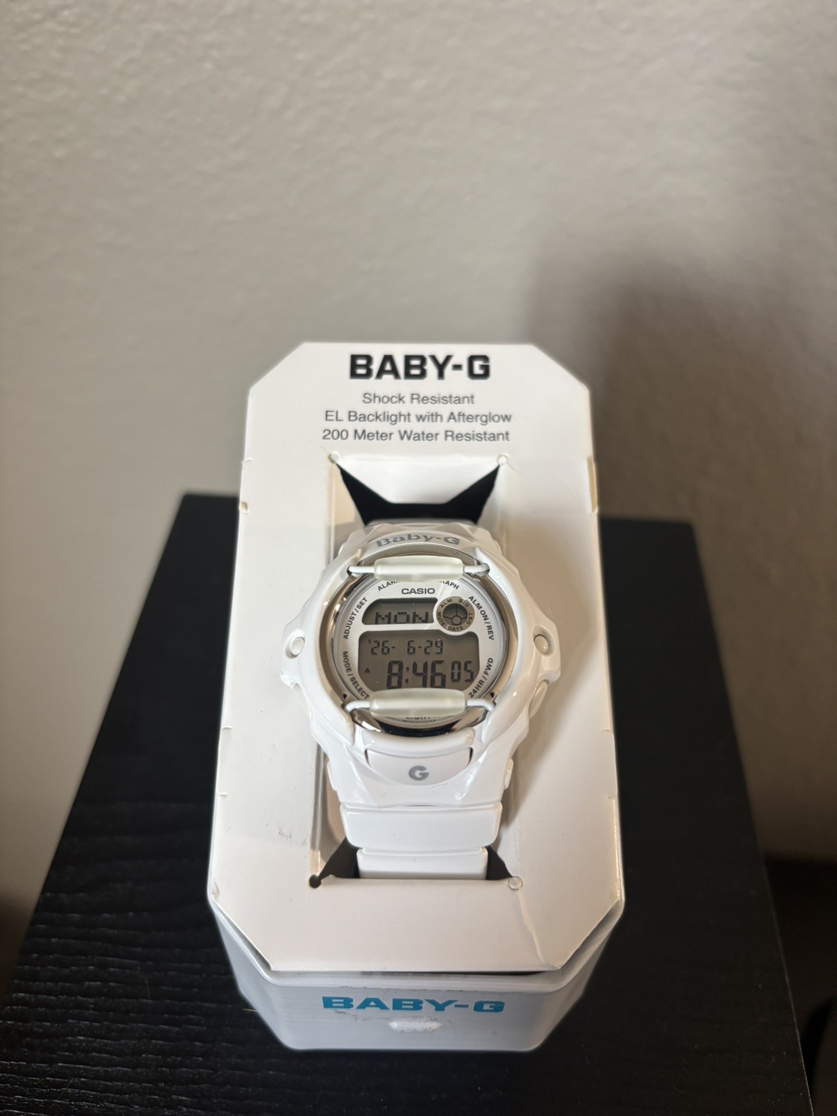 Vintage NWT Casio Baby-G Women’s White Watch With Case – BG169R7AM