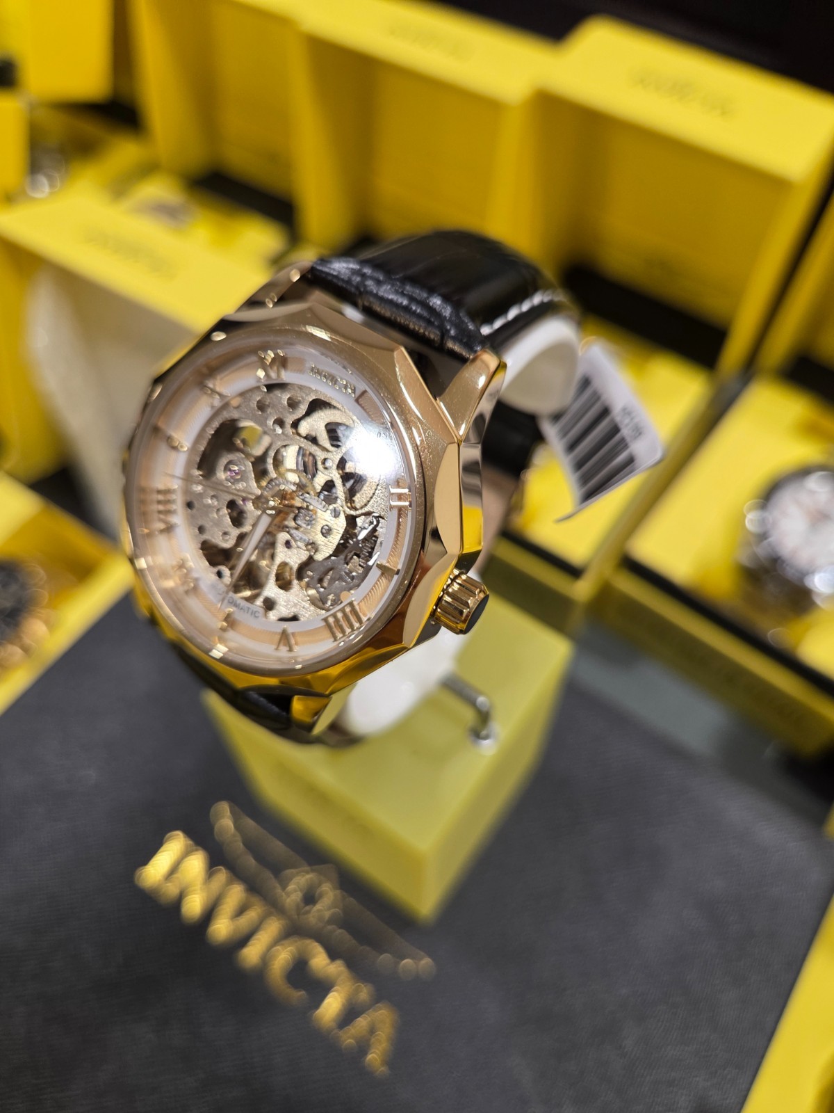 Invicta 69124 – AUTOMATIC Objet D Art Epigraph Men’s Watch w/ Skeleton Dial