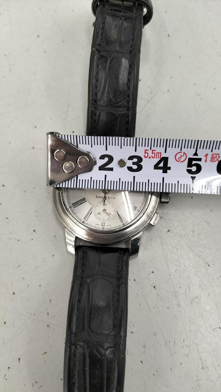 [B1N] Tiffany & Co. Mark Round Stainless Steel Quartz Analog Watch [x9s]