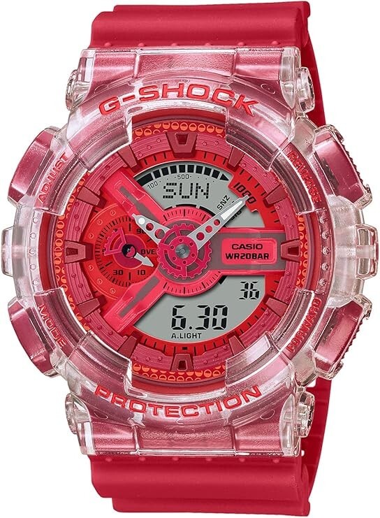 CASIO G-SHOCK Men Watch GA-110GL-4AJR Lucky Drop Red Analog Digital LIMITED NEW