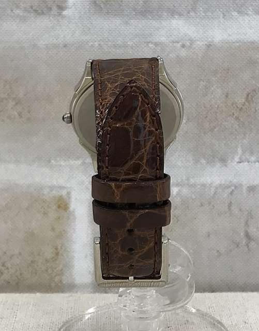 SEIKO Dolce 5E31-7A40 Silver Dial Quartz Mens Watch Auth Japan