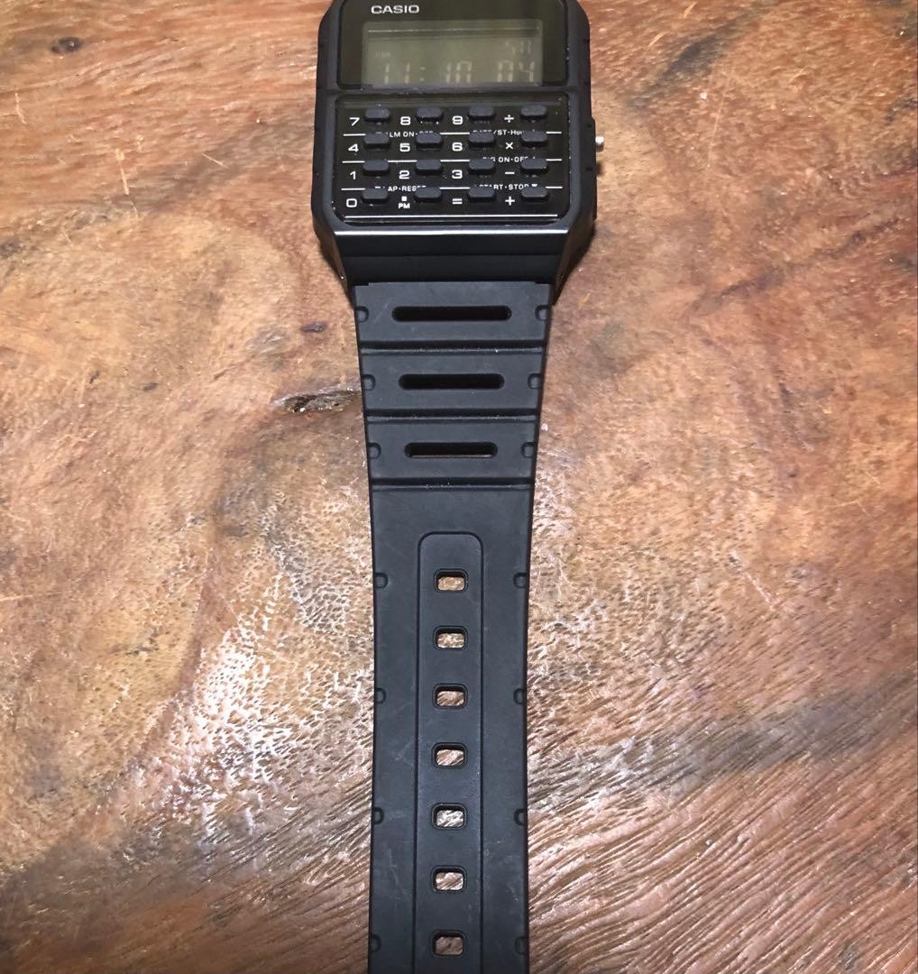 Casio Data Bank CA-53W Digital Watch with Calculator Retro