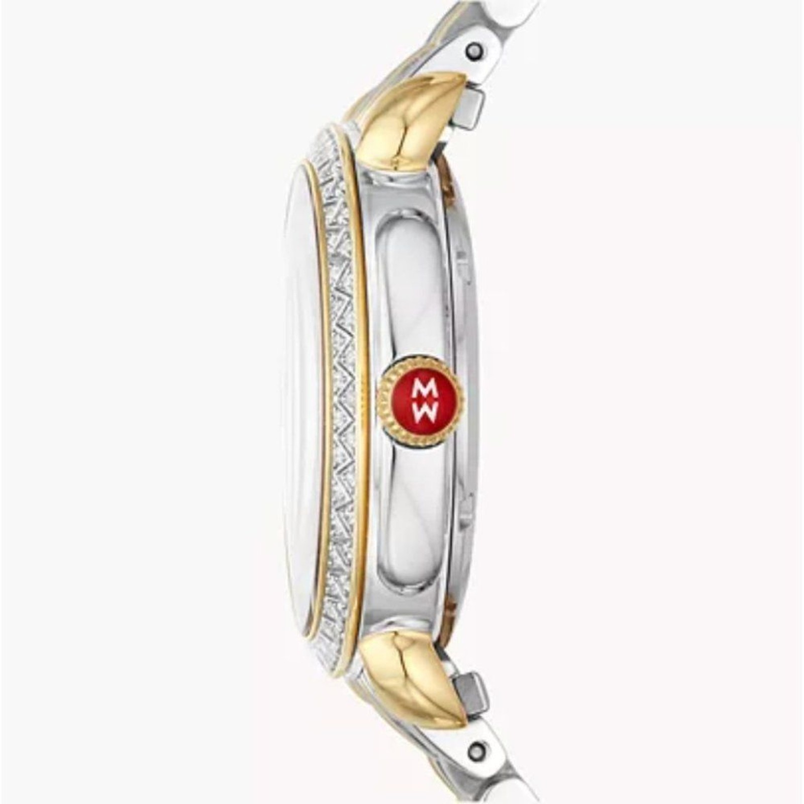 NWT Michele Sidney Classic Two-Tone Diamond Watch