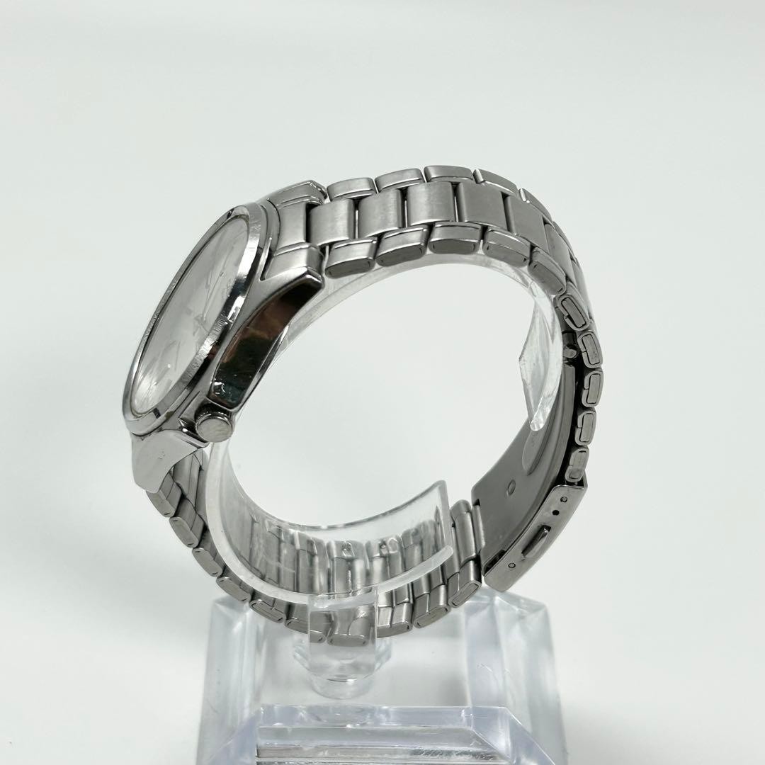 CASIO Casio Quartz Day-Date Simple Silver Men’s Watch, New Battery