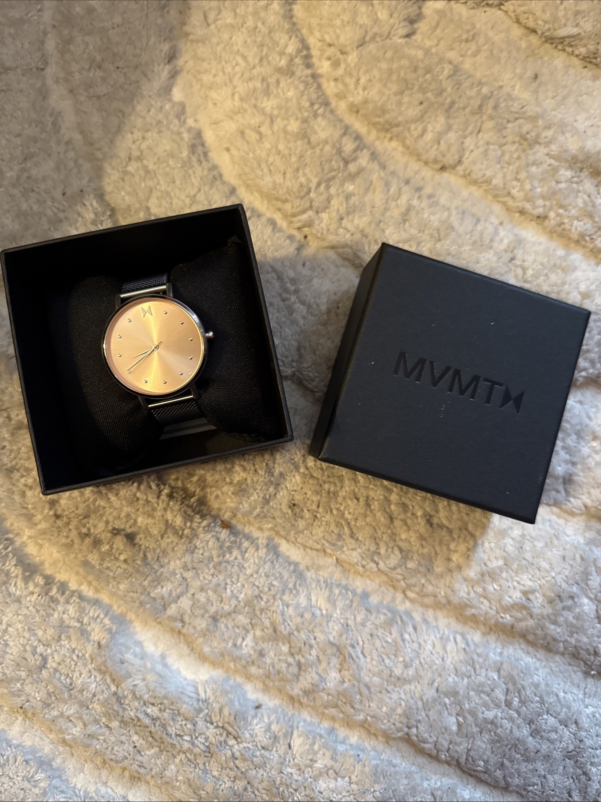 MVMT Women’s Quartz Watch With Milan Mesh Steel Bracelet NWT