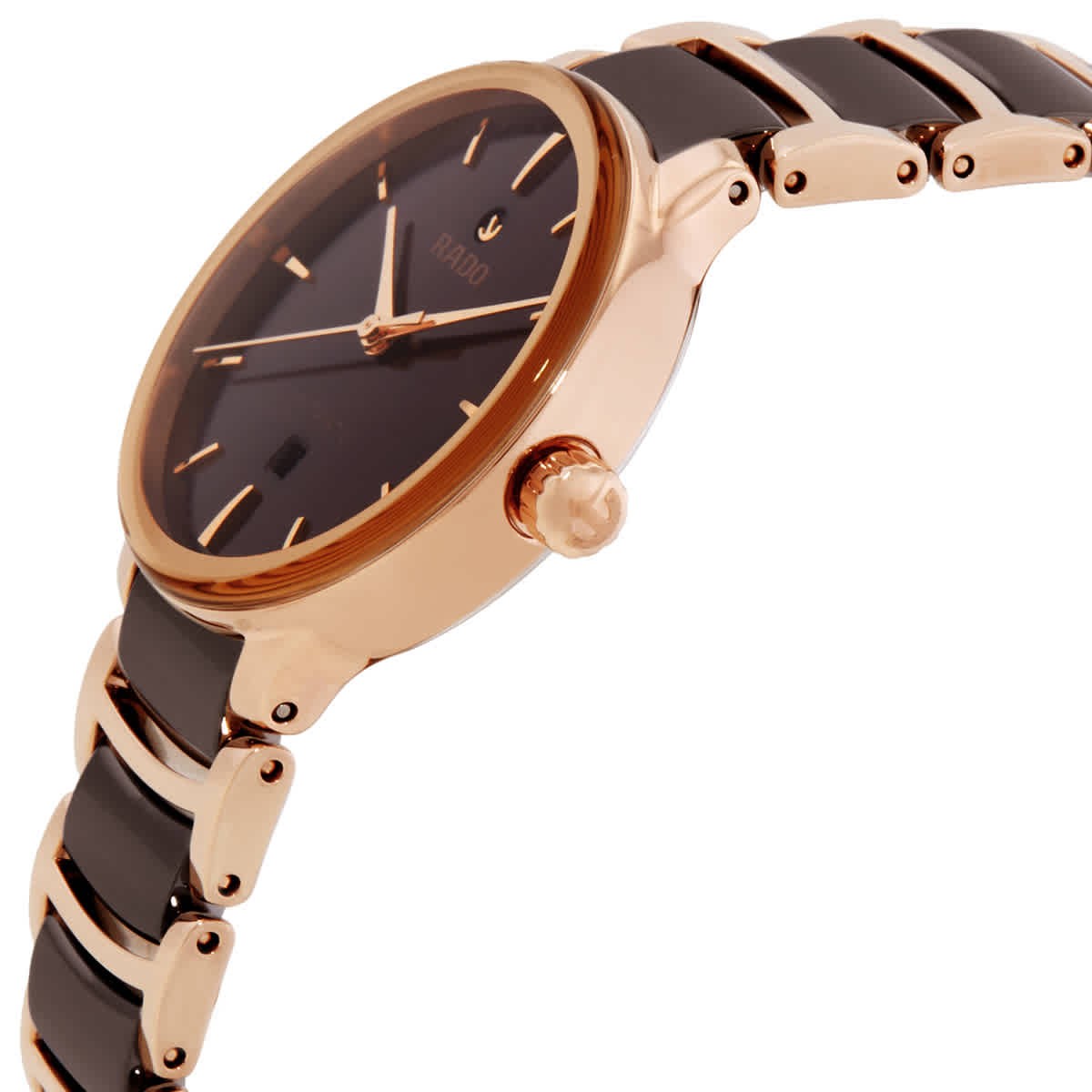Rado Centrix Automatic Brown Dial Ladies Watch R30019302